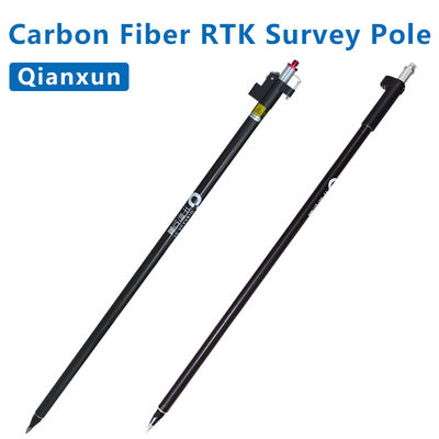 satın al GPS için karbon lif genişletilebilir direği RTK GNSS Teleskopik Rover direği QIANXUN GPS anket direği Çevrimiçi üretim