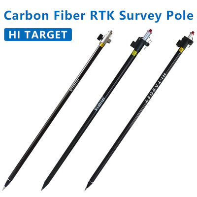satın al GPS için karbon lif genişletilebilir direği RTK GNSS Teleskopik Rover direği HiTarget GPS anket direği Çevrimiçi üretim
