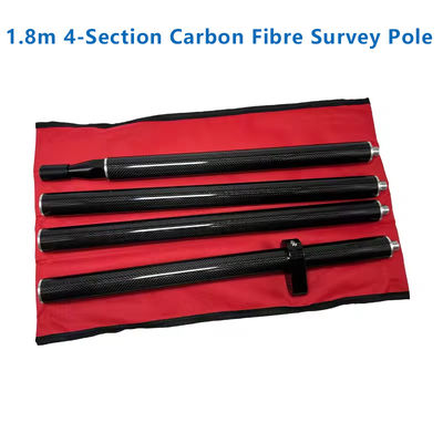 satın al Yeni 1.8M Araştırma Kutbu 1.8M Uzunluk GPS PRISM POLE Karbon Fiber Kutbu GPS GNSS RTKSURVEYING TYPE,4 PCS Kutbu, 5/8x11 Fil Çevrimiçi üretim