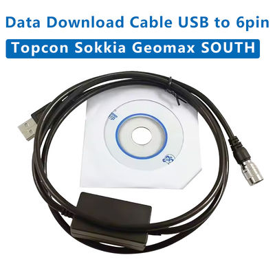2025 Yeni Veri İndirme Kablosu USB To Hirose Bağlantısı 6pin Bağlantısı Windows 7 8/10/XP için Topcon Sokkia Gowin Güney