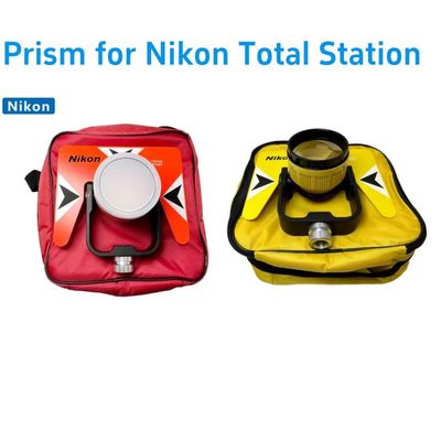 Tek Prizma AK18 Nikon South Trimble Top-C Sokk-ia Serisi için uygulanabilir Toplam İstasyon Prizma Ölçümü Yumuşak Çanta ile