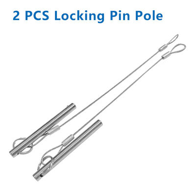 Karbon Fiber Çubukları için 2 PCS Çapı Eklenmiş Pin Tüm Ölçme direğine Uyum Sağlar Bolt Burun 55mm Uzunluk Çubuk Enlem 6mm