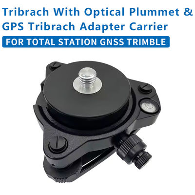Toplam İstasyon GNSS TRIMBLE Tüm Set için 5/8X11 Fil ile Siyah Tribrach Optik Plummet Sabit Adaptör