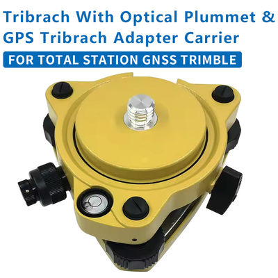 Toplam İstasyon GNSS TRIMBLE Tüm Set için 5/8X11 Fil ile Optik Plummet Sabit Adaptörü ile Sarı Tribrach