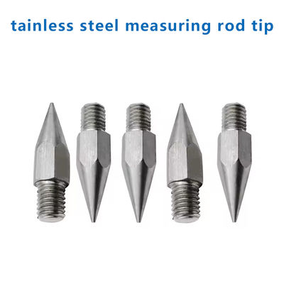 33mm ölçüm prizması çubuğu ve M10 çelik alaşımından 5 parça 9.7mm çaplı uç kapağı