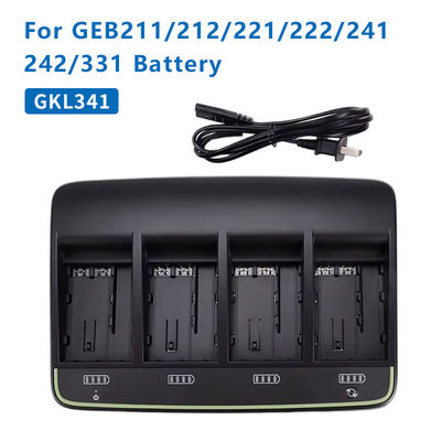 Dört yuvalı araba şarj cihazı GKL341 Lityum pil modeli için GEB242/241/211/212/221/222 1PCS