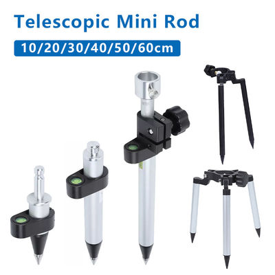 Ölçme Aracı Toplam İstasyon Mini Tripod Mini Bipod Prisma direği Tüm Boyutlar 10/20/30/40/50/60c