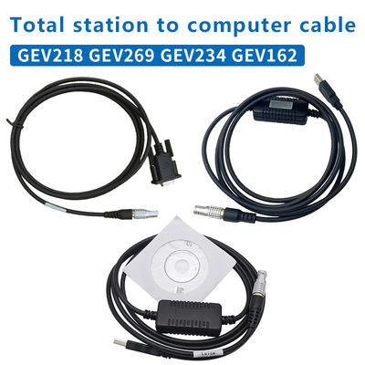 GEV234 GEV269 GEV218 GEV162 Lei-ca GPS GNSS Dijital Elektronik Seviye Toplam İstasyon TMTS 8pin+USB için İletişim Veri Kablosu