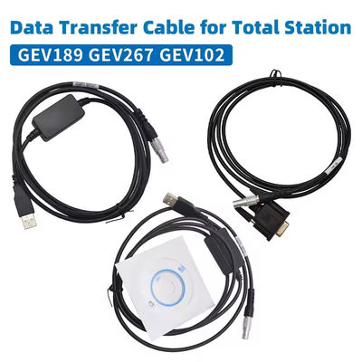 GEV189 GEV267 GEV102 Leicaa Toplam İstasyonu için Veri Aktarım Kablosu Bilgisayara 5 Pin USB