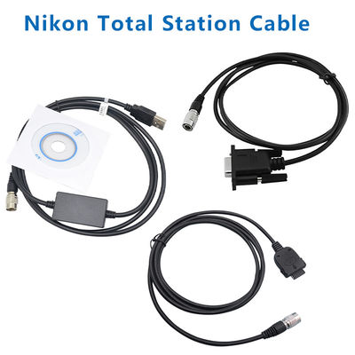 6 PIN USB RS232 PDA Arayüzü Nikon Araştırma Toplam İstasyonu DTM532/452/330 Veri Aktarım Kablosu için Veri İndirme Kablosu