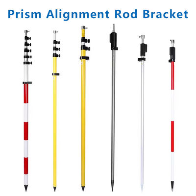 RTK/GPS Orta kutup Karbon Fiber Rod 2m 3m Anket ve Haritalama Prisma Rod Bipod Tripod Bracket