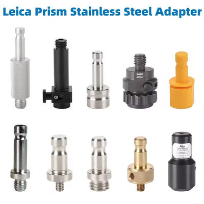 Prisma Adaptörü 5/8 1/4 Filtre Değiştiricisi Leica Base GPS RTK Toplam istasyon için Evrensel Merkezi Kutbu Bağlayıcısı