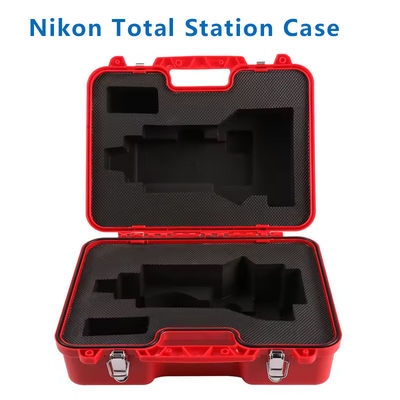 Yeni Kırmızı Plastik Sert Kutu, Ölçüm Cihazı DTM352C/452C Nikon Total Station için