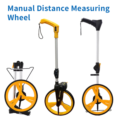 Elsel mesafe ölçüm tekerleği Dijital ekran Elektronik yol ölçümü Mekanik ölçüm tekerleği rulo