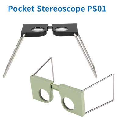 PS01'i ölçmek için 2X 4X büyütme ile lens tipi cep stereoskop görüntüleyicisi