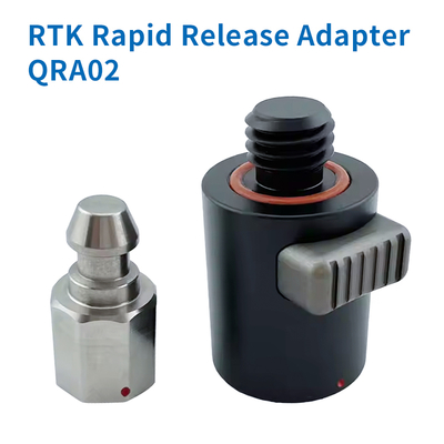 Uzunluk Ekle 40mm Geniş Aralık Kullanımı için Yeni GNSS RTK Hızlı Serbestleştirme Adaptörü QRA02